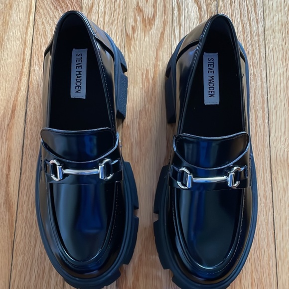 Steve Madden Trifecta Platform Lug Sole Loafers - Picture 5 of 6